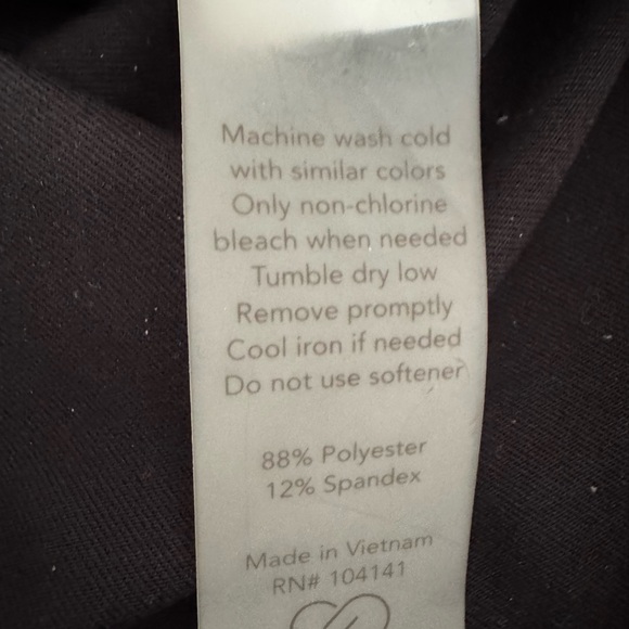 Calia LARGE Activewear Shirt Ruched Long Sleeve Black-NWT - Picture 7 of 9